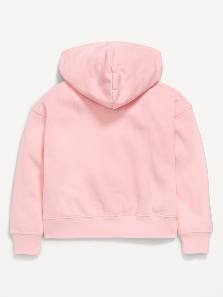 Favorite Fleece Graphic Zip-Front Hoodie for Girls