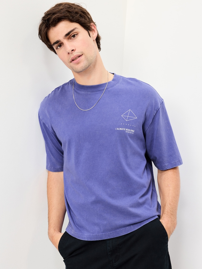 Heavyweight Graphic Cropped T-Shirt