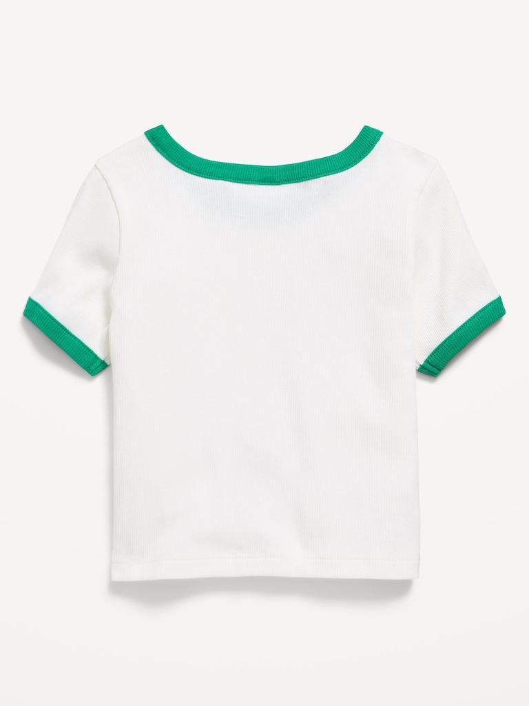 Disney© Ringer Graphic T-Shirt for Toddler Girls