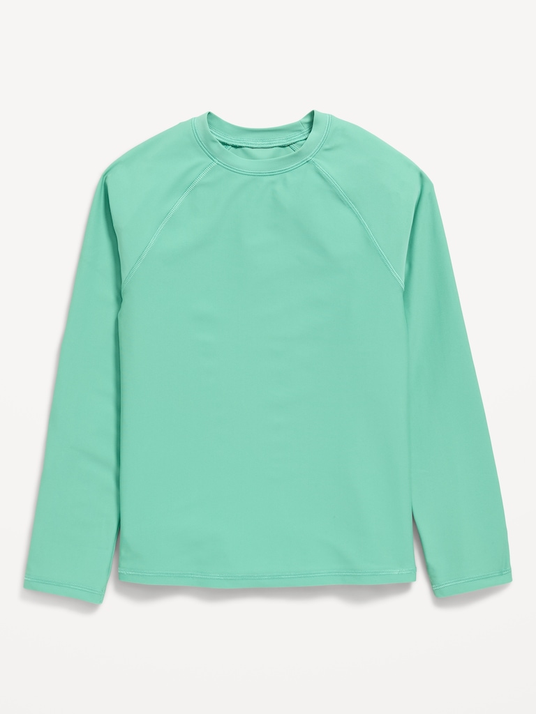 Long-Sleeve Rashguard Swim Top for Boys