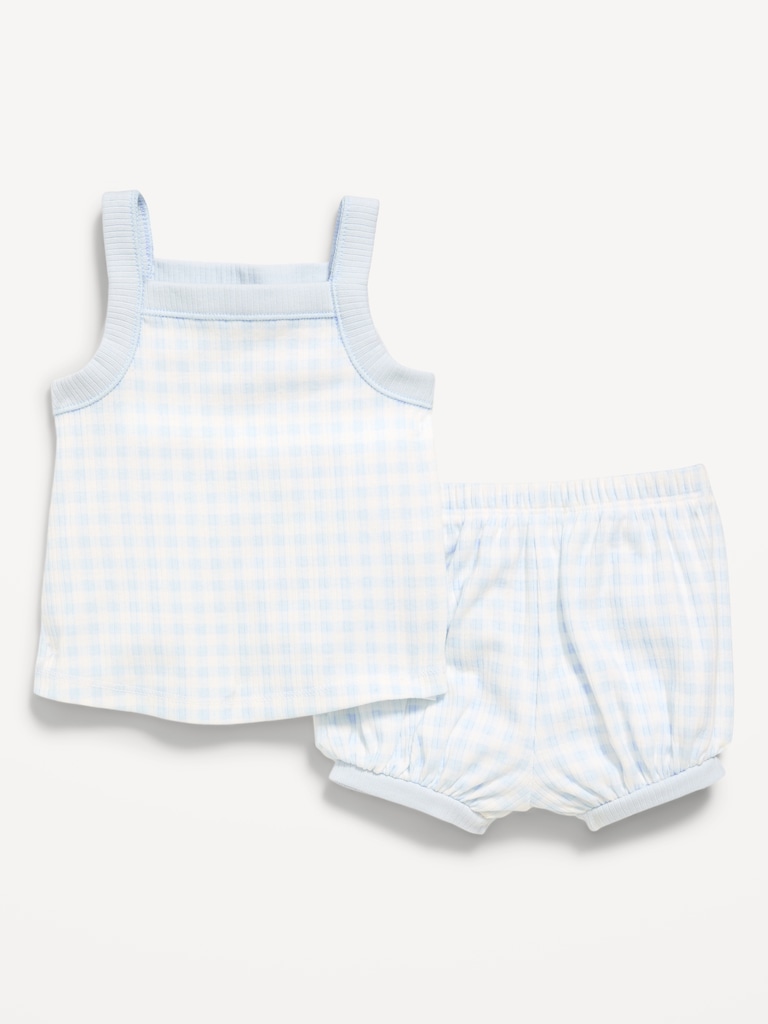Ribbed Cami Tank and Shorts Set for Baby