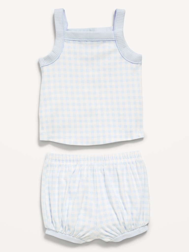 Ribbed Cami Tank and Shorts Set for Baby