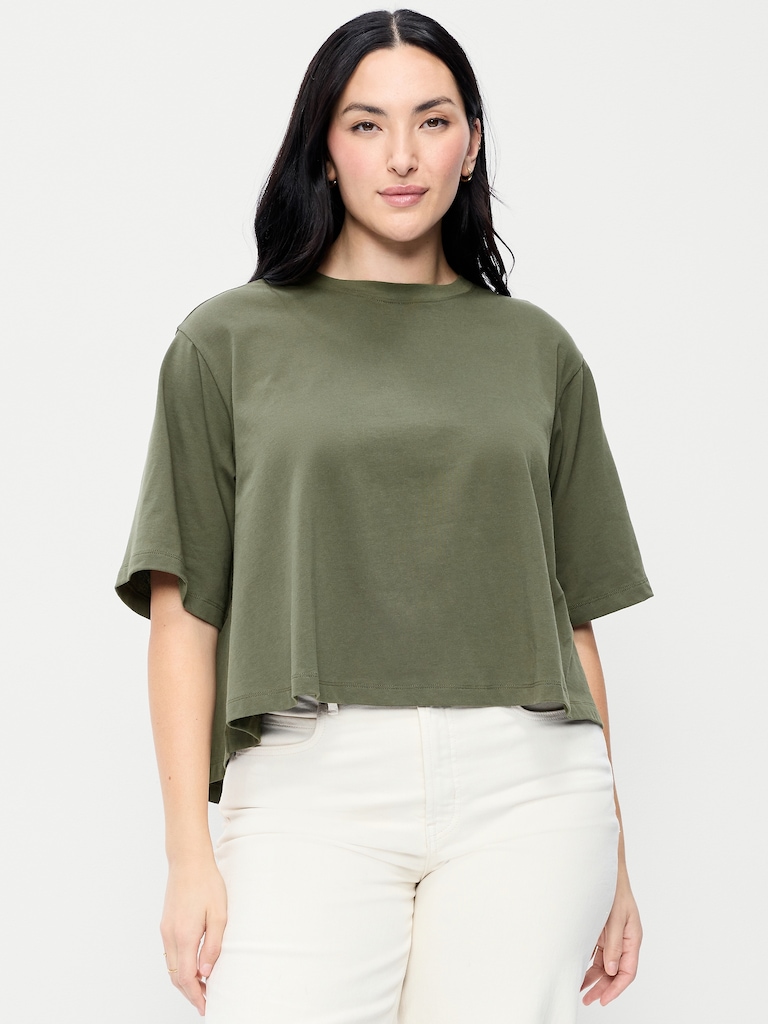 Short-Sleeve Trapeze T-Shirt