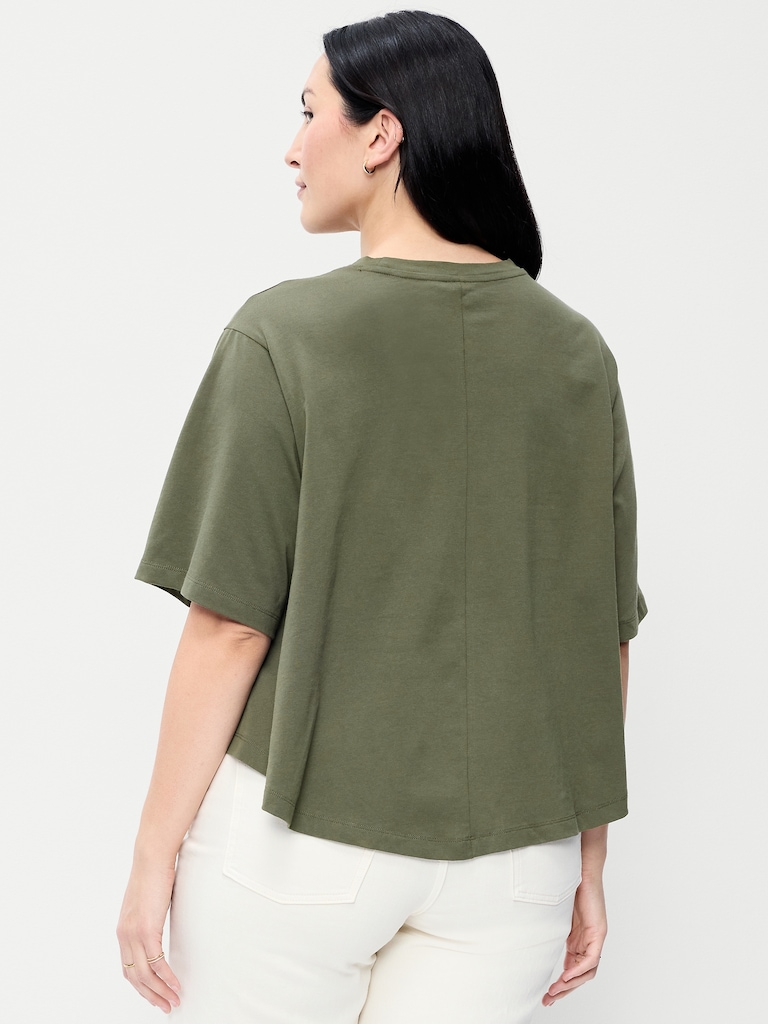 Short-Sleeve Trapeze T-Shirt