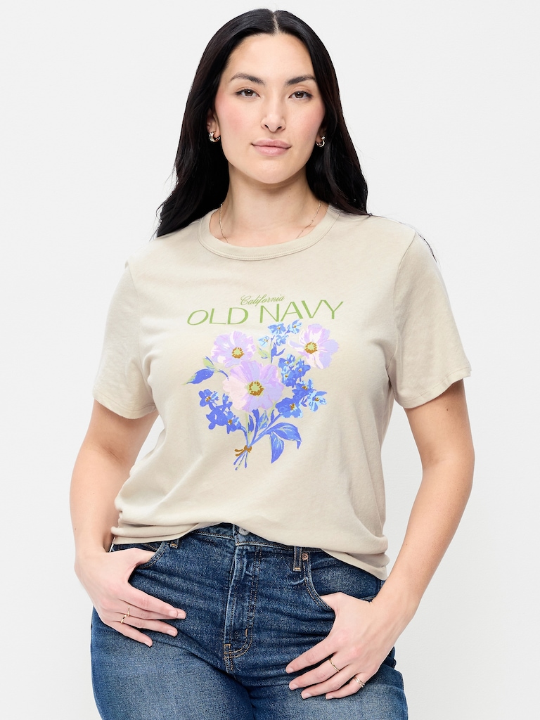 EveryWear Crew-Neck Logo-Graphic T-Shirt