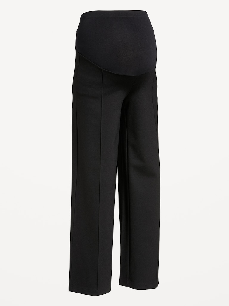 Maternity Full-Panel Stevie Wide-Leg Pants