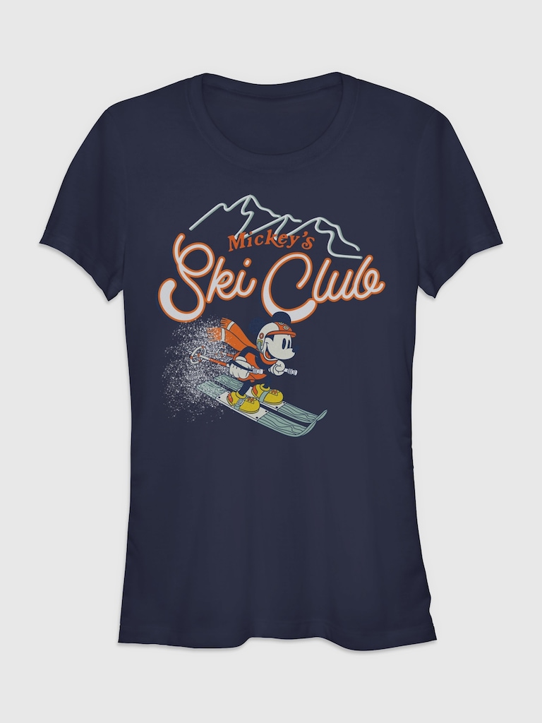 Disney Mickeys Ski Club Graphic T-Shirt