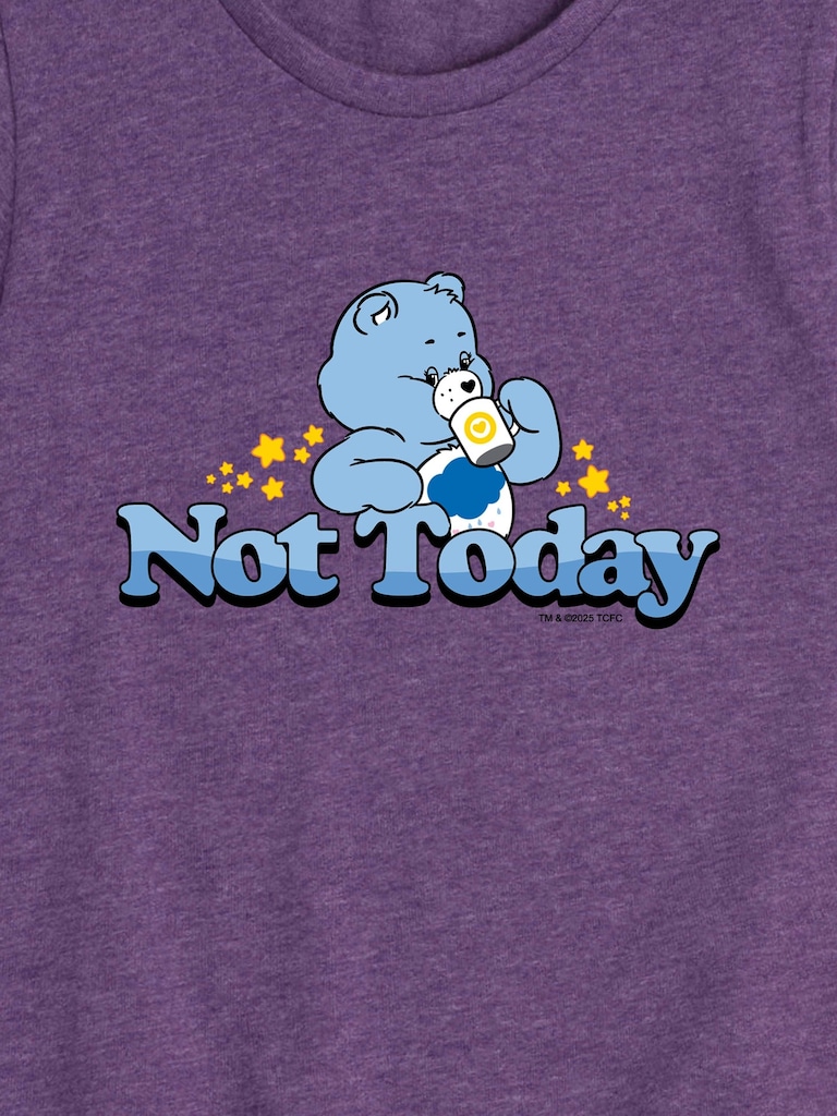 Care Bears Not Today Short Sleeve Graphic Tee for Kids