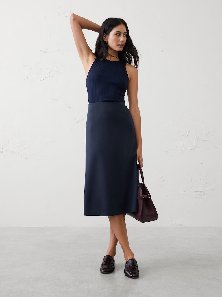 Soft Touch Midi Skirt