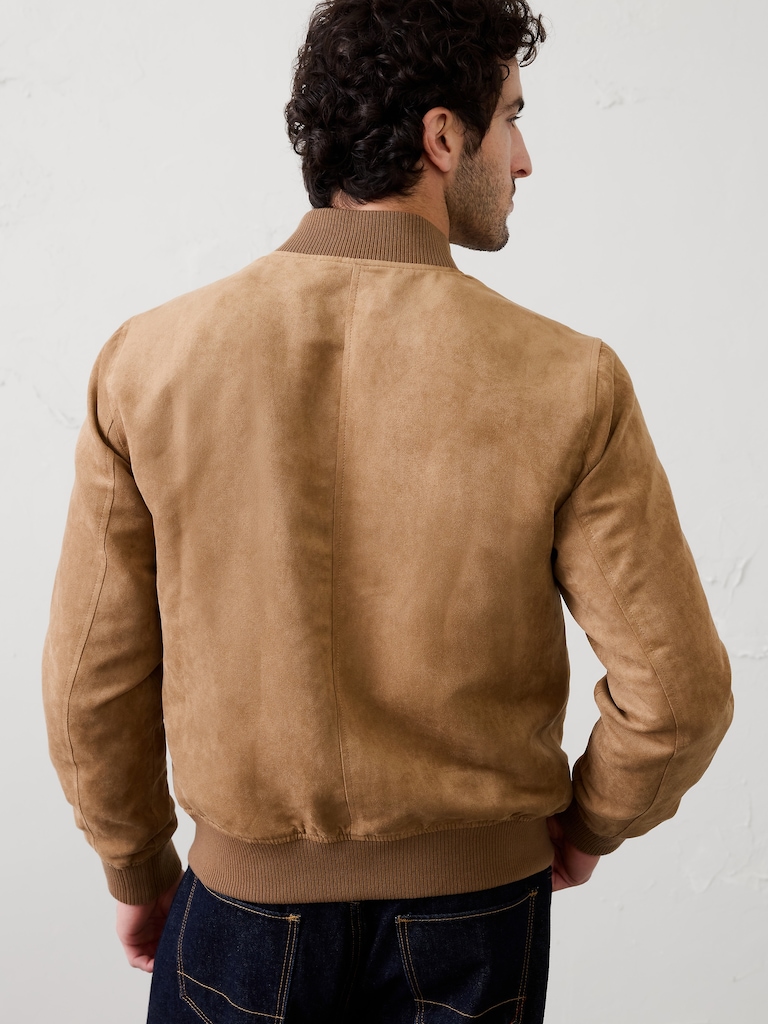 Vegan Suede Bomber