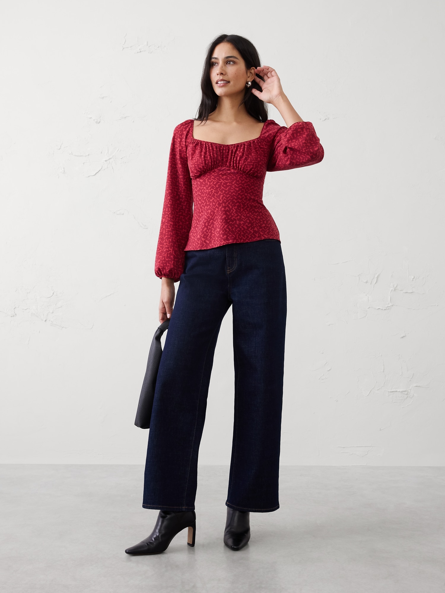 Women's Red Tops & Blouses | Banana Republic Factory
