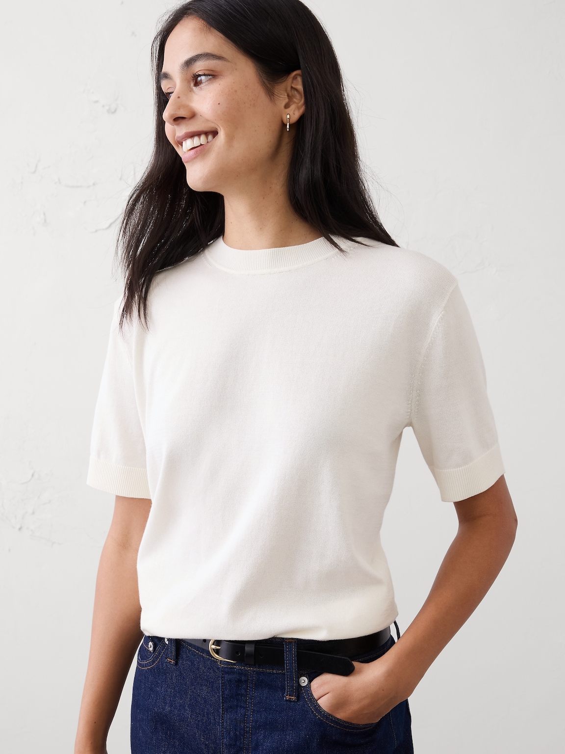 Forever Short-Sleeve Sweater