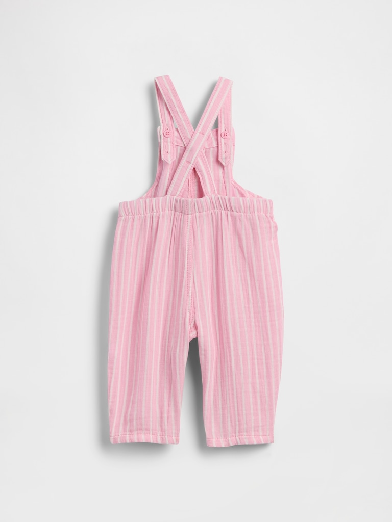 Baby Cotton-Gauze Brannan Bear Overalls