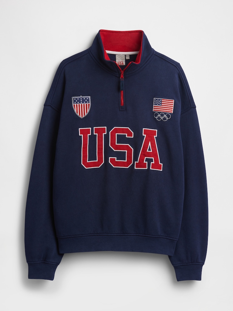 Adult Team USA Heavyweight Quarter-Zip Pullover