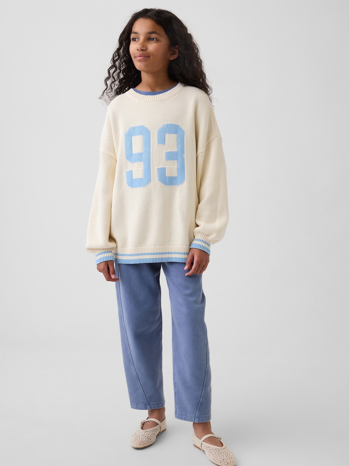 Kids Oversized Tunic Sweater