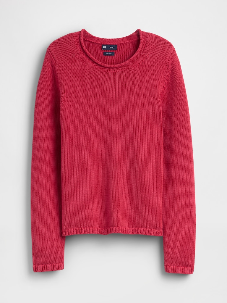 100% Cotton Rollneck Sweater