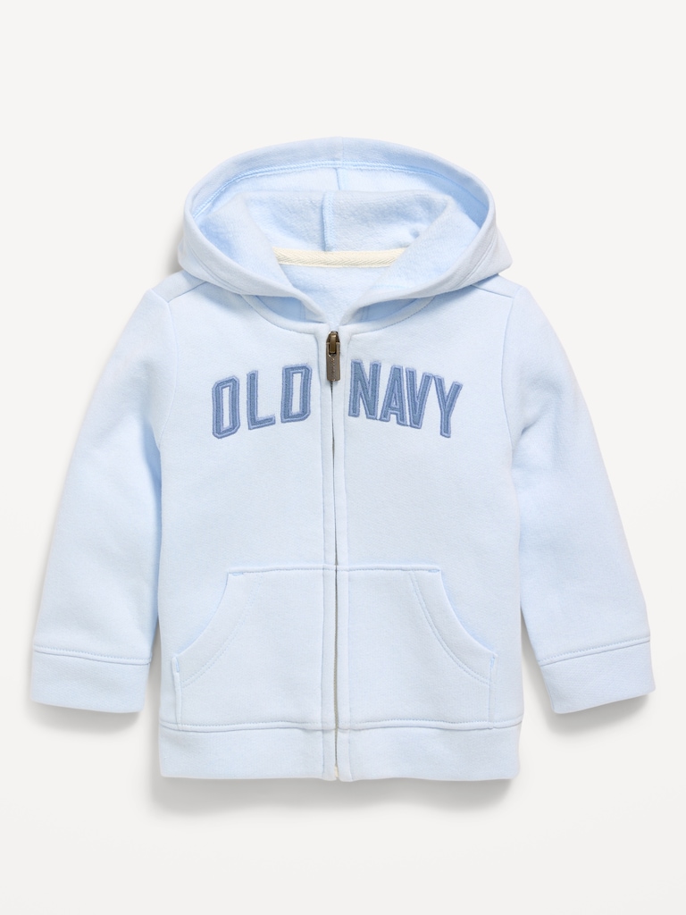 Logo-Graphic Zip Hoodie for Baby