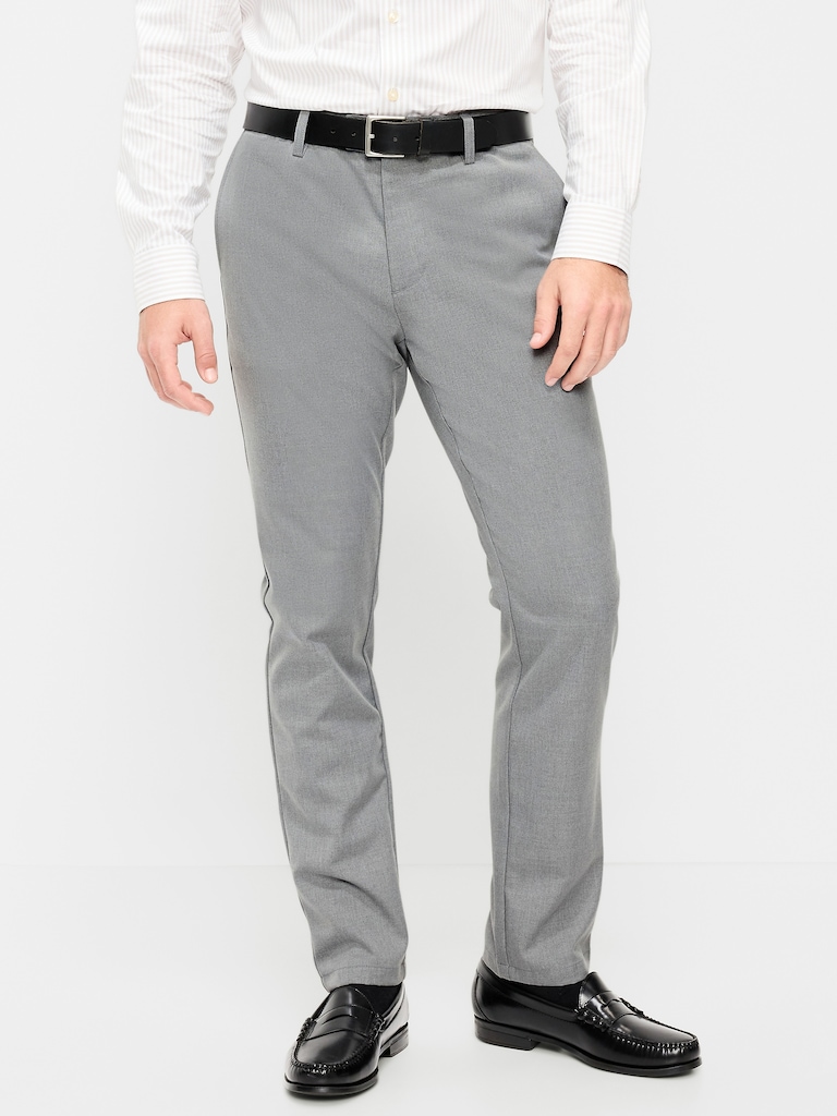 Slim-Fit Twill Dress Pants