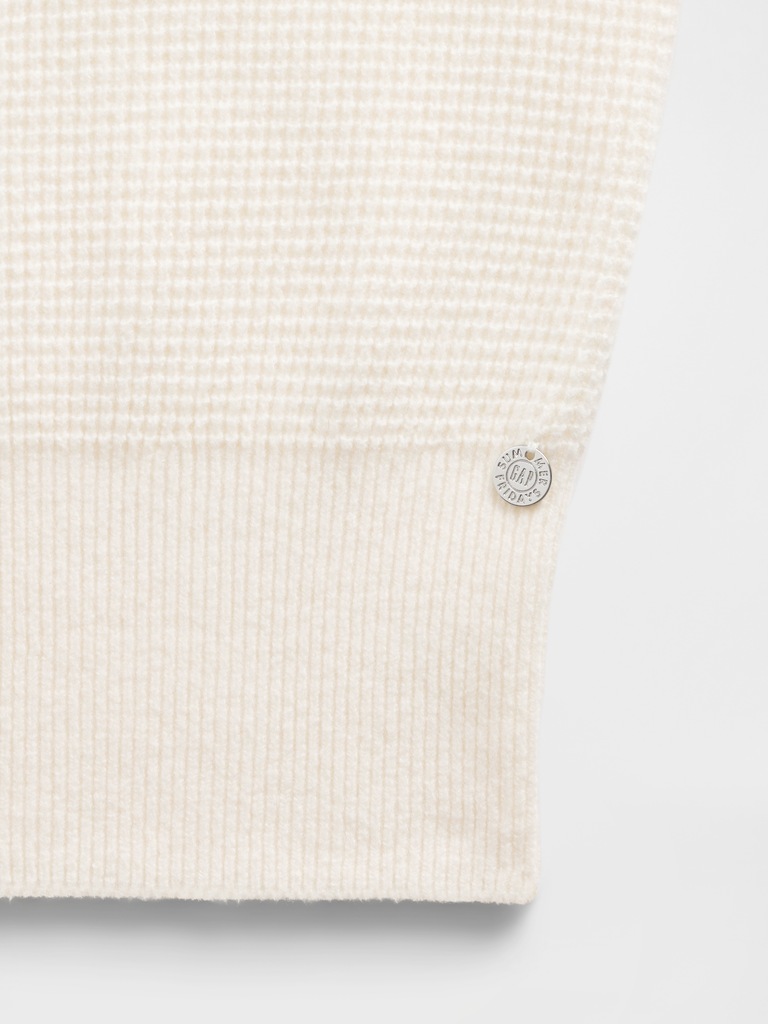 Gap × Summer Fridays CashSoft Waffle Crop Hoodie
