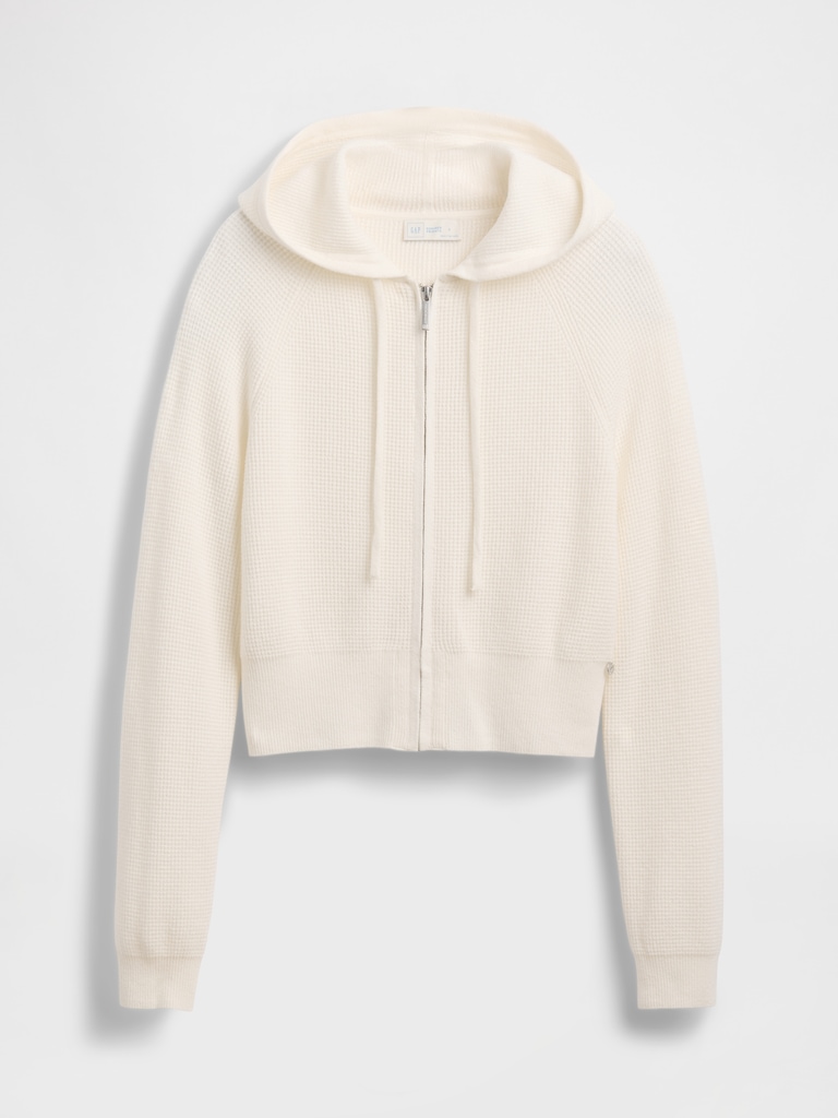 Gap × Summer Fridays CashSoft Waffle Crop Hoodie