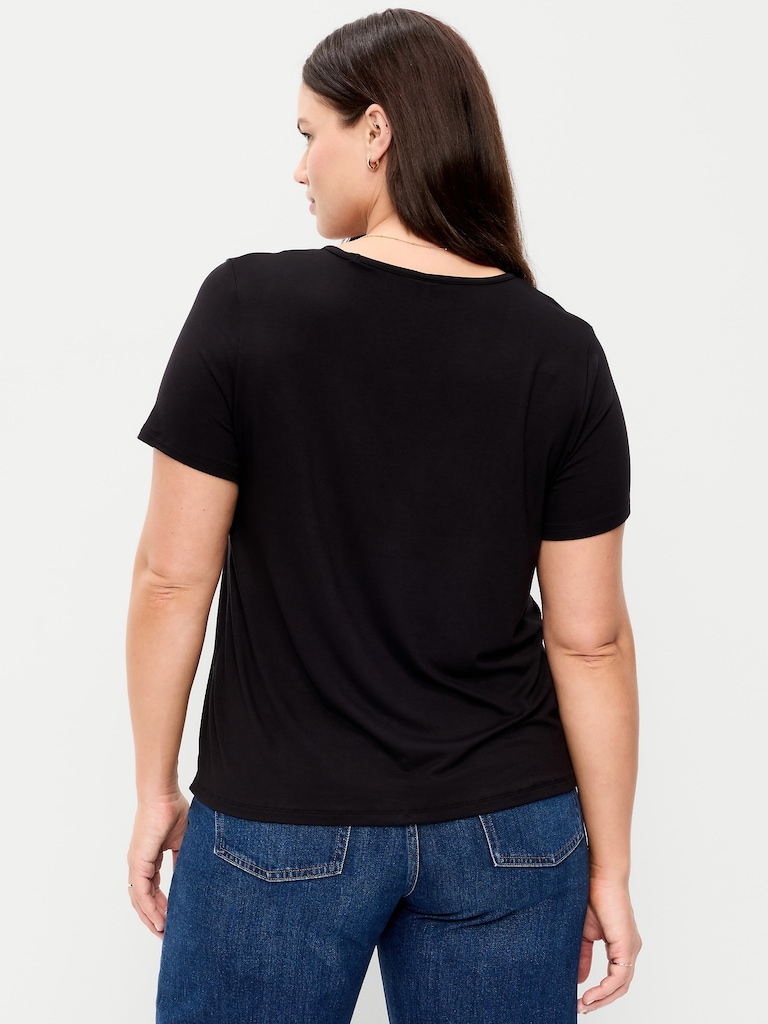 Luxe V-Neck T-Shirt