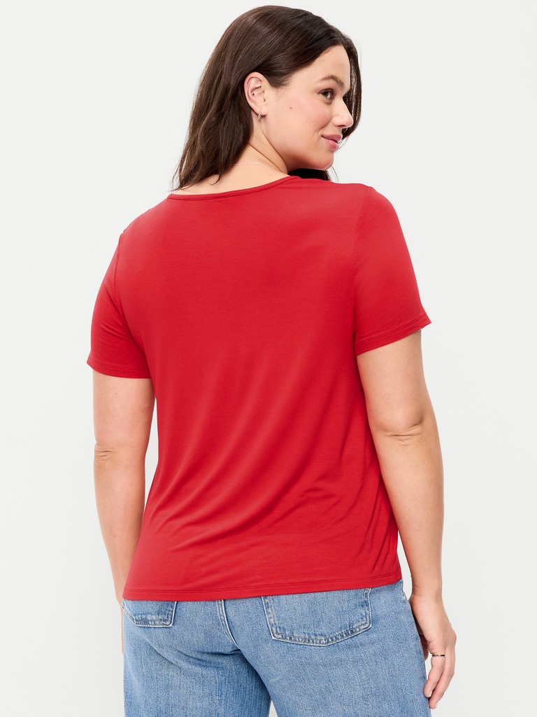 Luxe V-Neck T-Shirt
