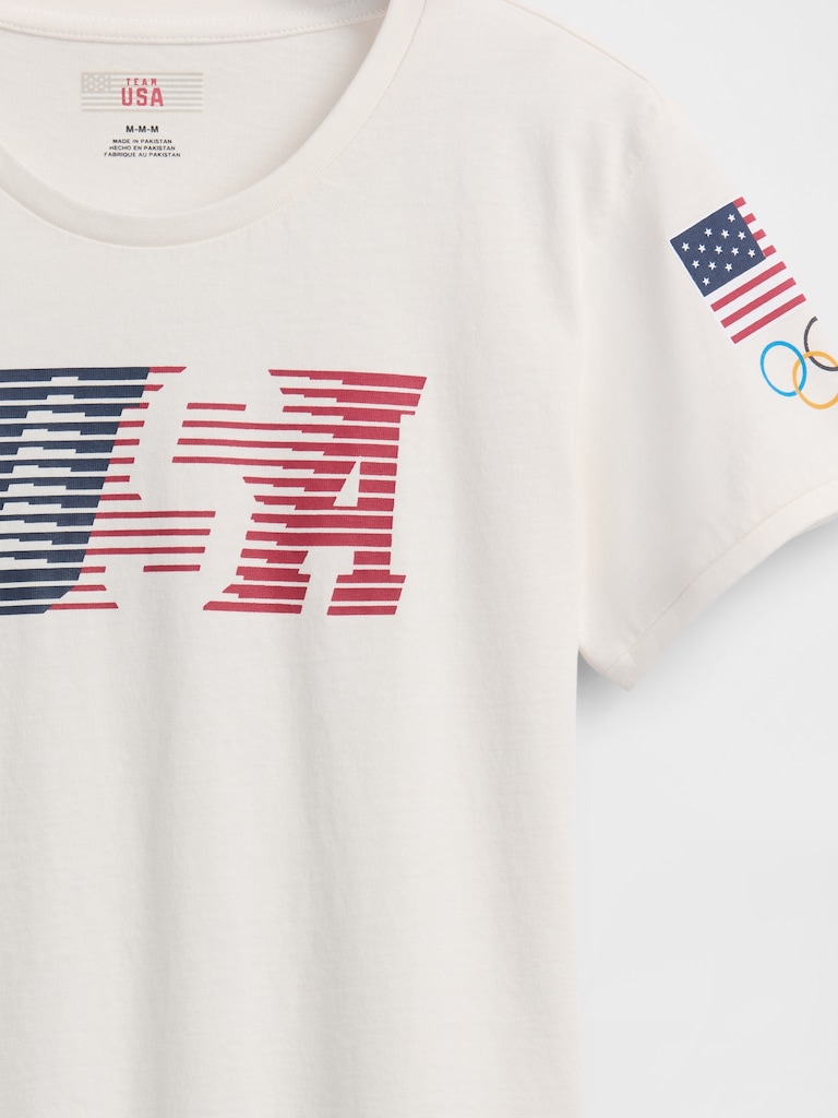 Team USA Crop T-Shirt