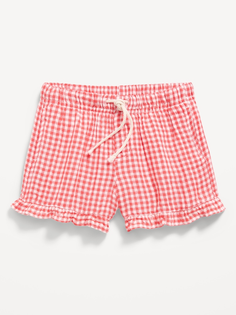 Double-Weave Shorts for Toddler Girls