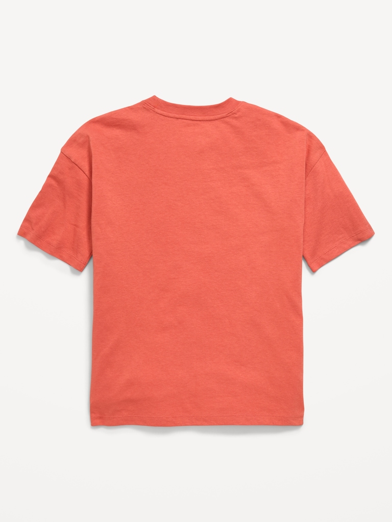 Oversized Short-Sleeve Graphic T-Shirt for Boys