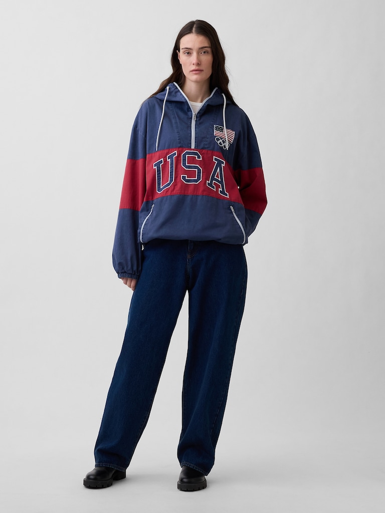 Adult Team USA Oversized Anorak