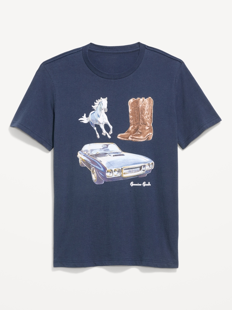 Crew-Neck Graphic T-Shirt