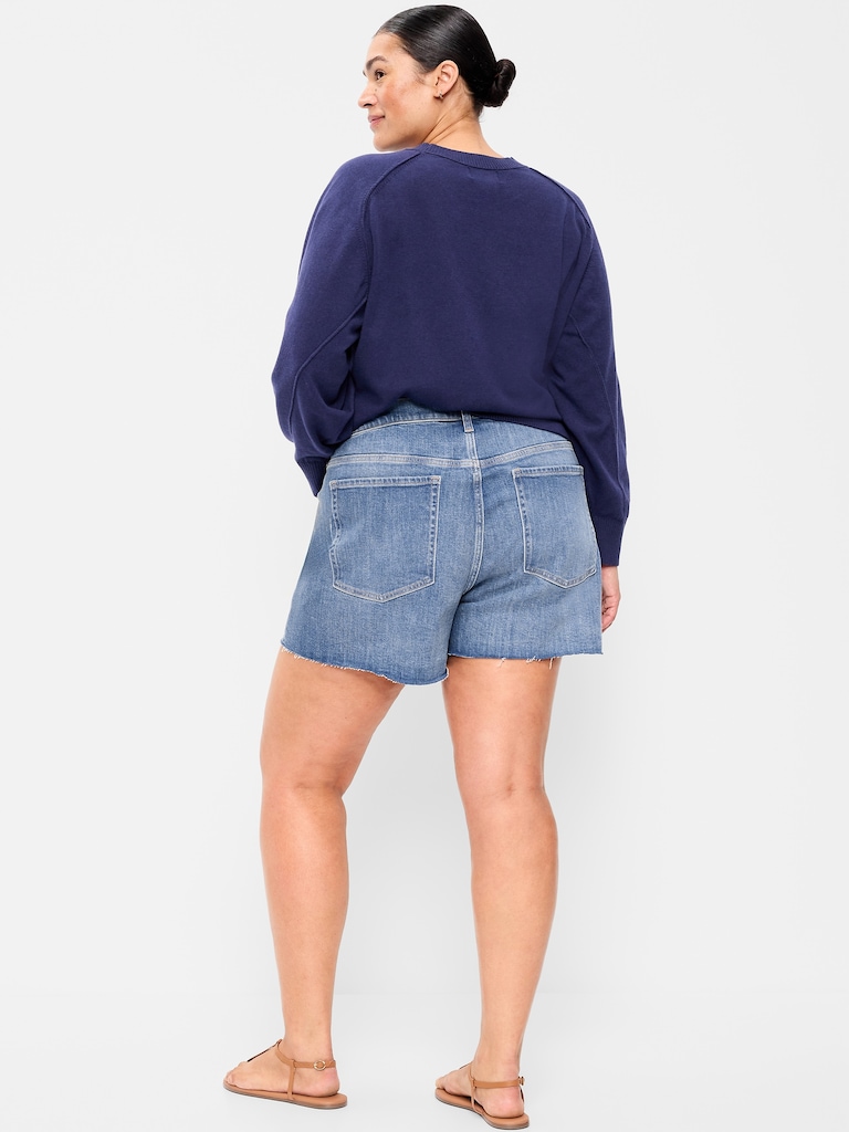 High-Waisted OG Jean Shorts -- 4-inch inseam