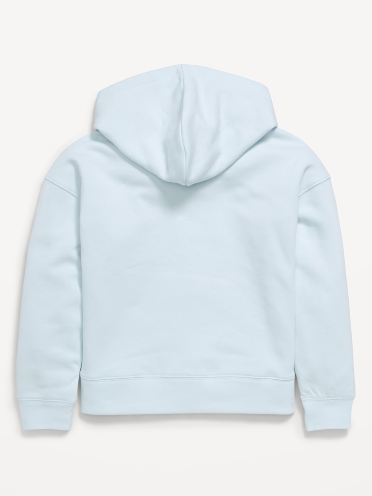 Logo-Graphic Zip Hoodie for Girls