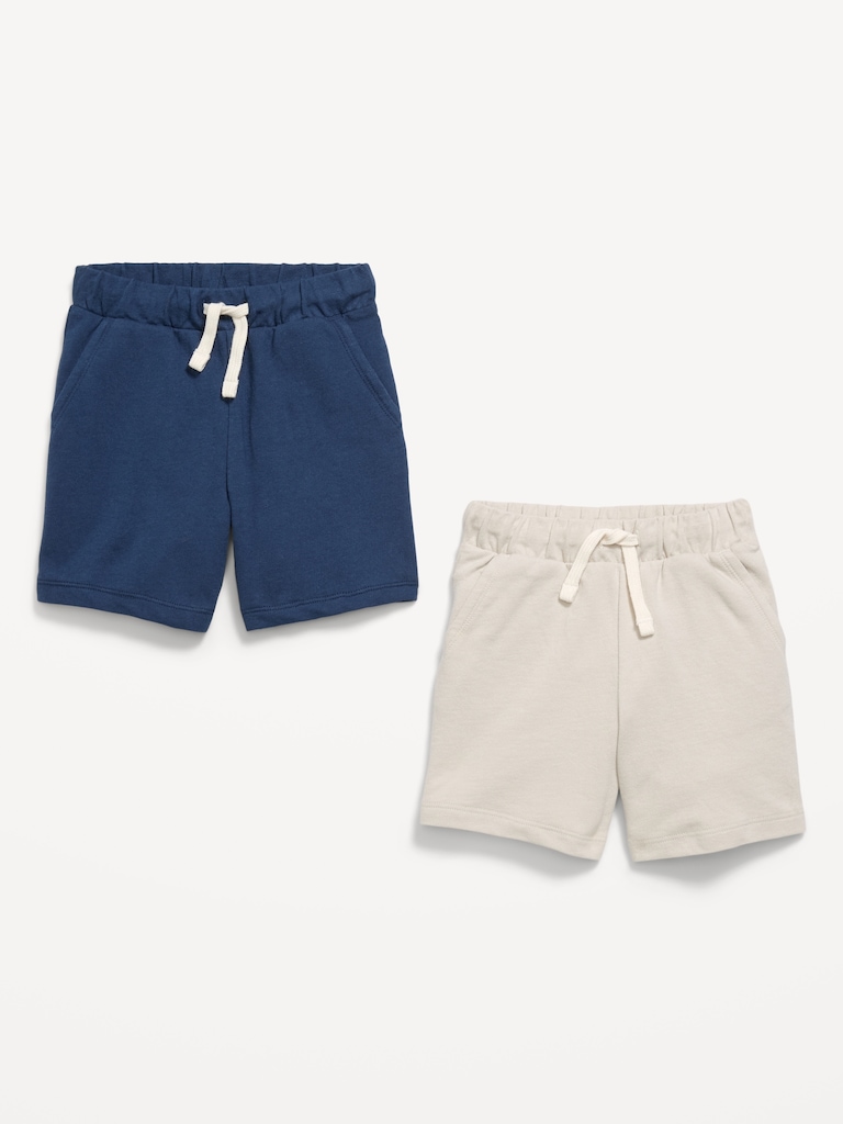 French-Terry Jogger Shorts 2-Pack for Toddler Boys