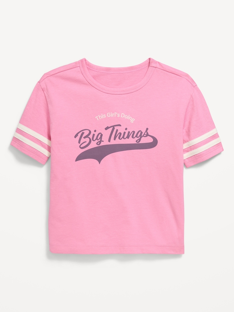 Oversized Graphic T-Shirt for Toddler Girls
