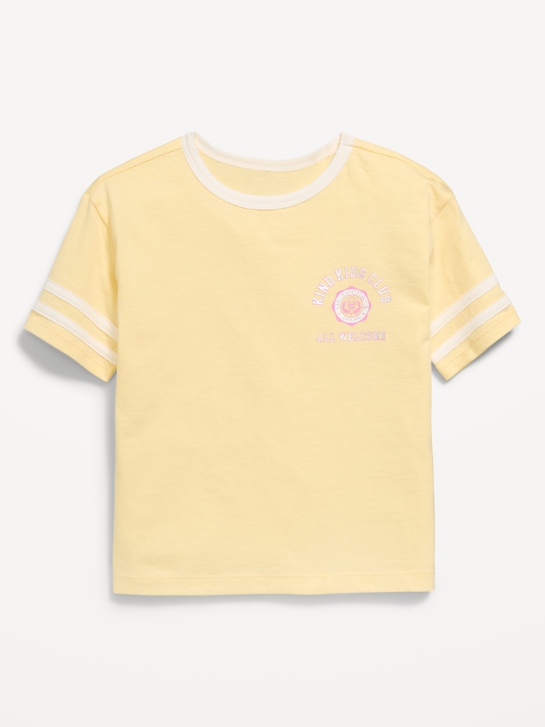 Oversized Graphic T-Shirt for Toddler Girls