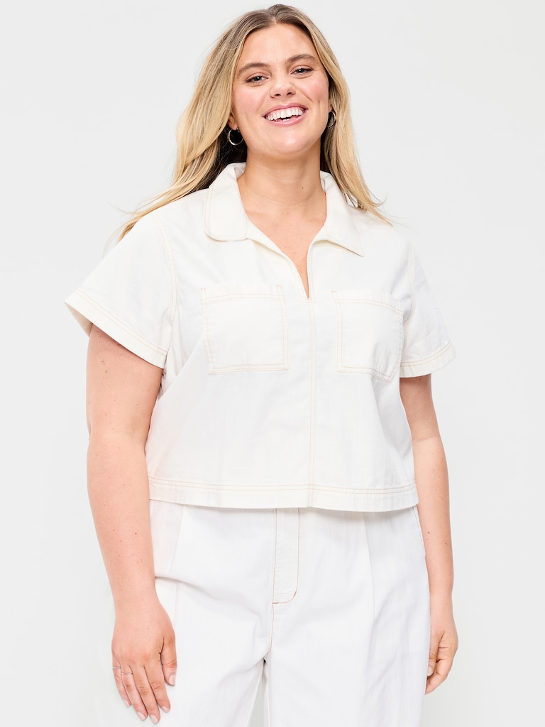 Double-Pocket Popover Top