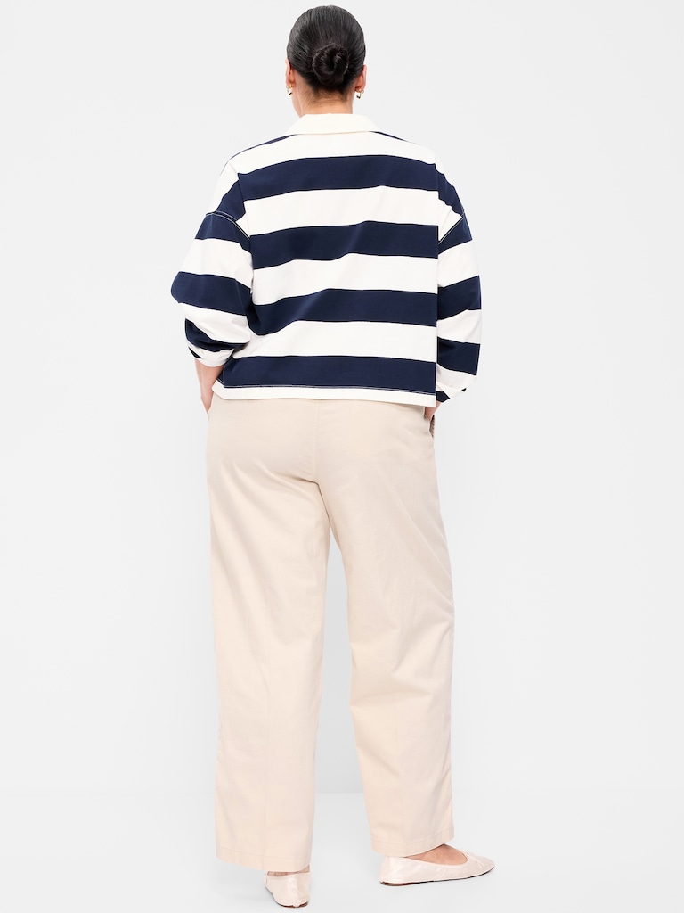 High-Waisted OGC Chino Full Length Straight Pants