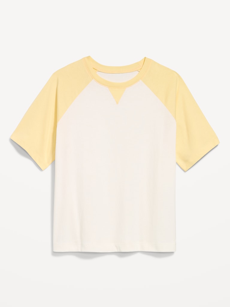 Vintage Crew-Neck Raglan T-Shirt