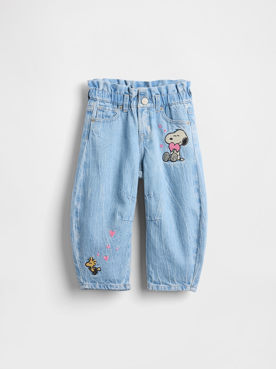 Baby & Toddler Snoopy Pull-On Horseshoe Jeans