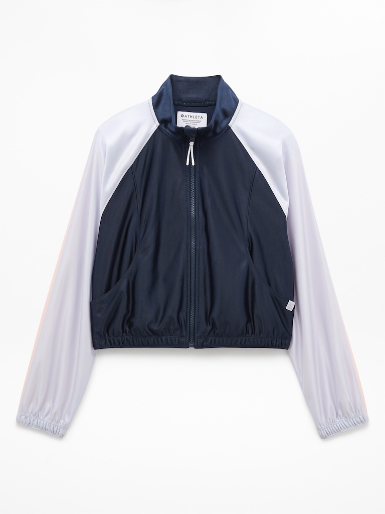 Athleta Girl Shine On Track Jacket
