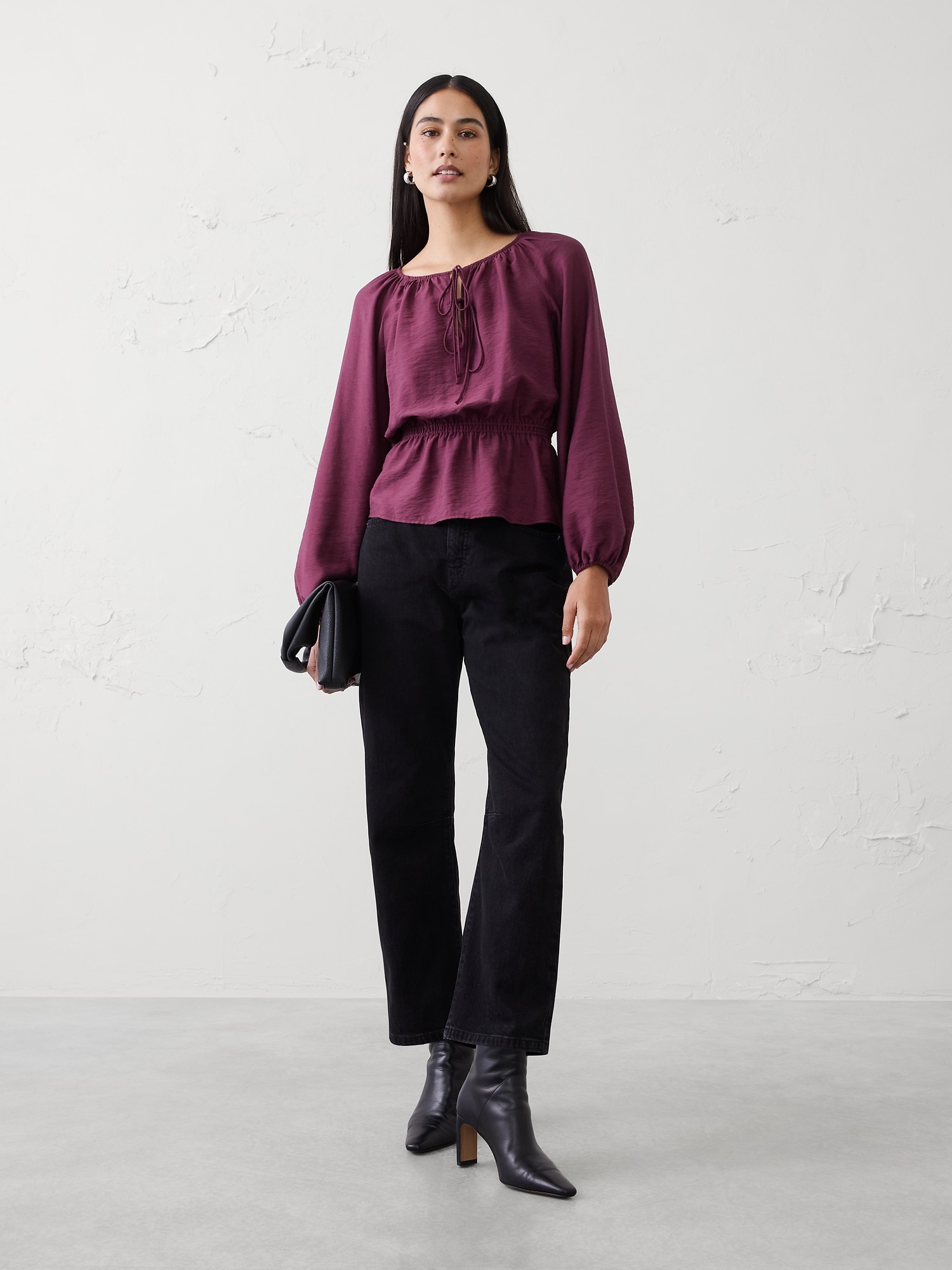 Women's Purple Tops & Blouses | Banana Republic Factory
