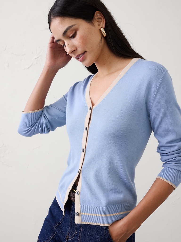 Forever V-Neck Cardigan Sweater