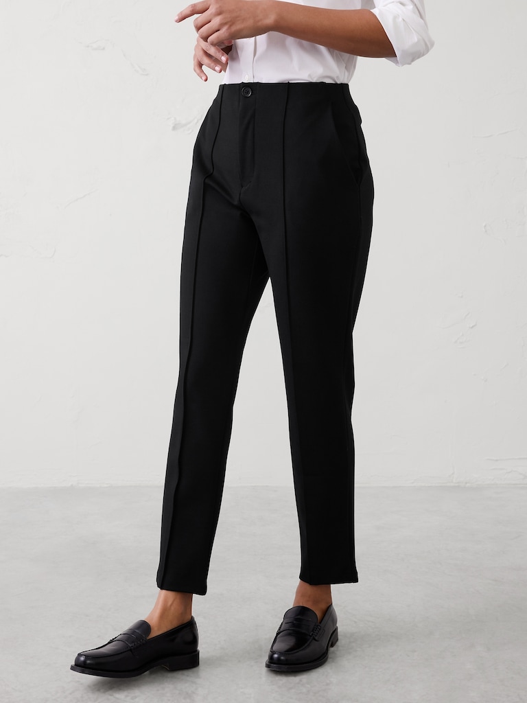 High-Rise Ponte Skinny Pant