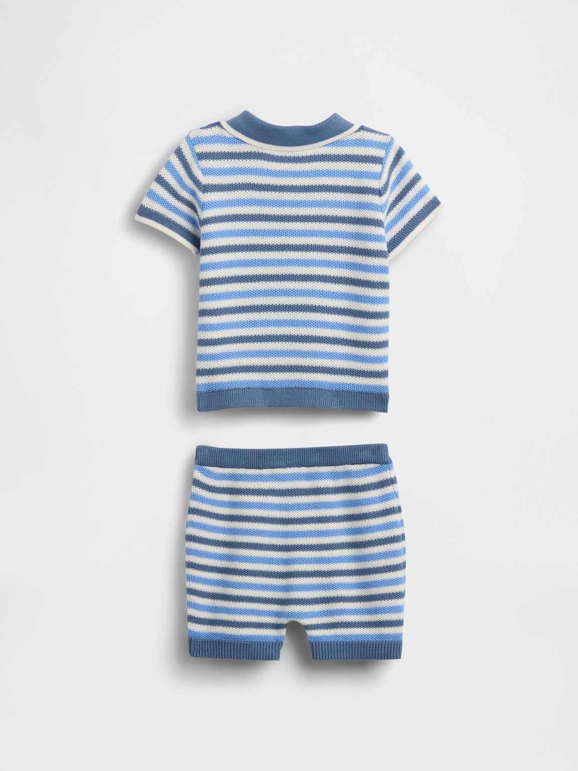 Baby Sweater Polo Outfit Set