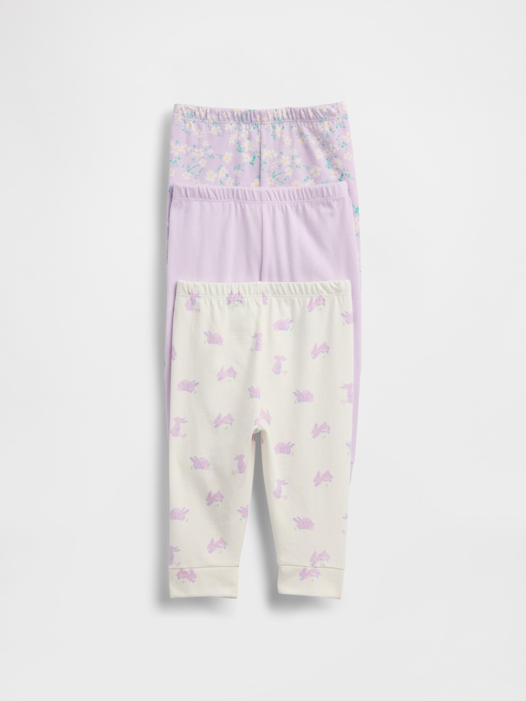 Baby First Favorites Organic Cotton Pull-On Pants (3-Pack)
