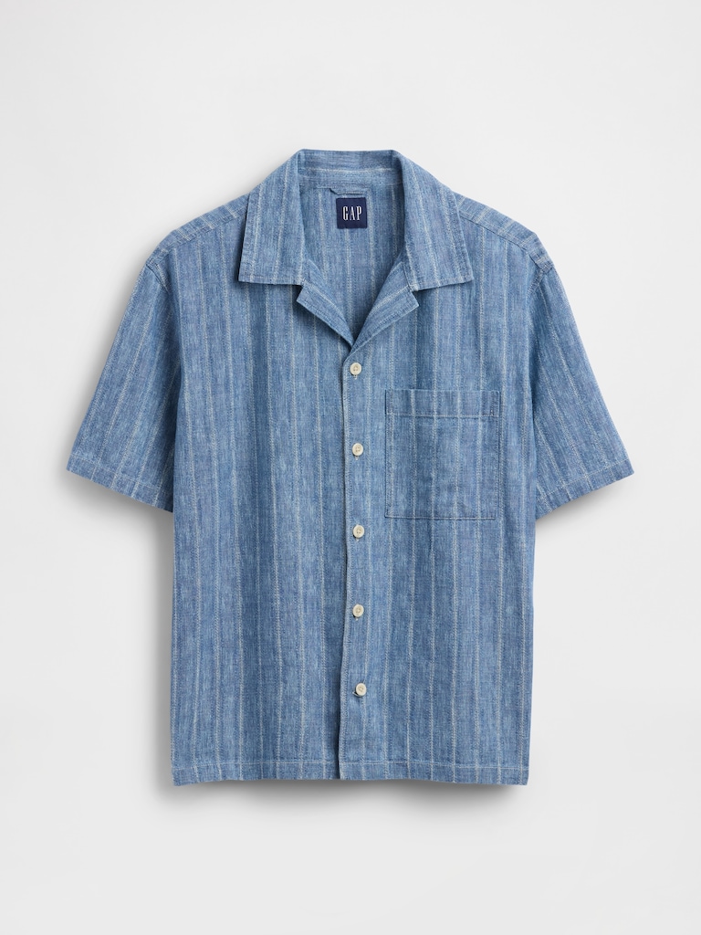 Denim Dobby Resort Shirt