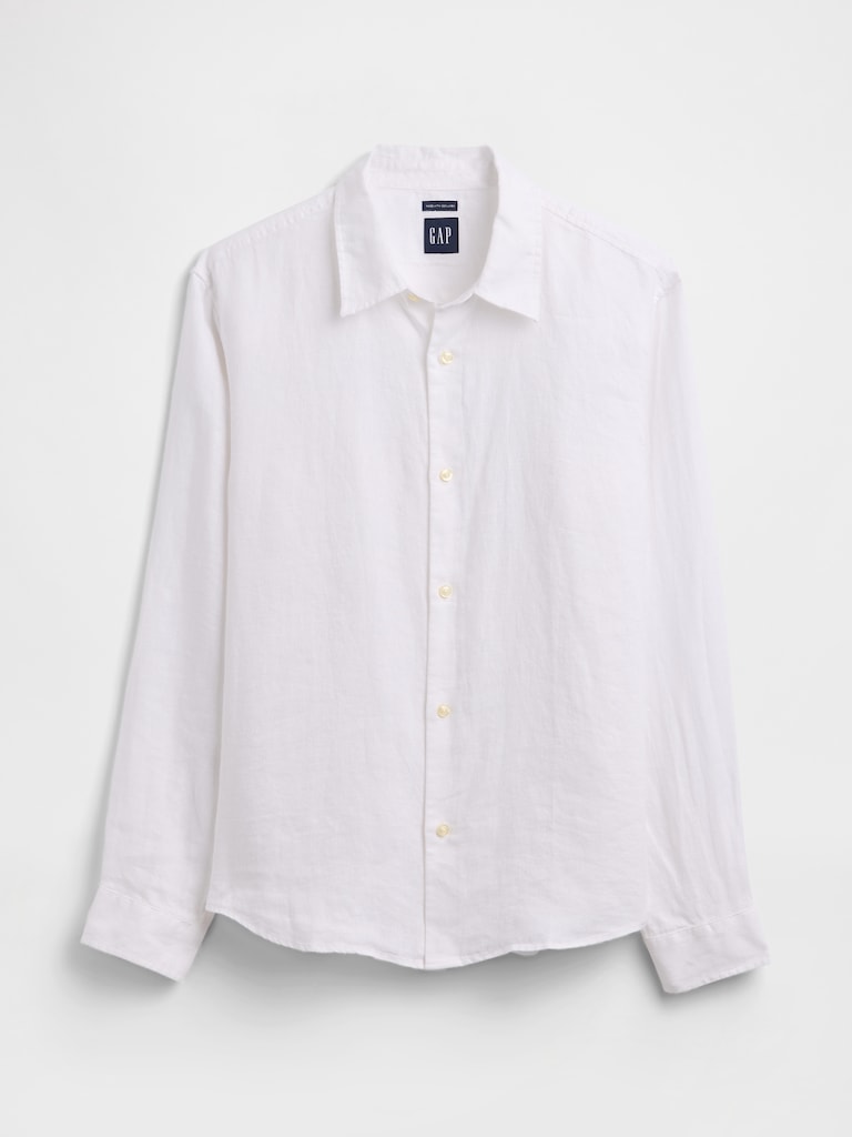 100% Linen Relaxed Shirt