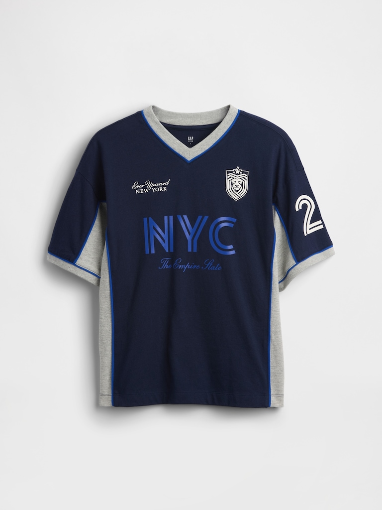 Kids Oversized Jersey T-Shirt