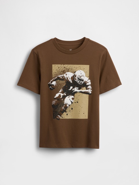 Chemise Manches Longues Gap Kids Pour Garçon - Taille Large (10 Ans), Couleur Marron - Occasion
